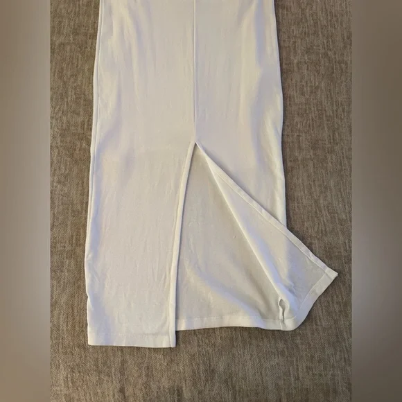All Saints Cream Midi Pencil Skirt Ruched Wedding